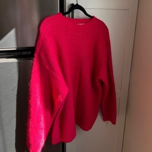 Zara Hot Pink Sweater